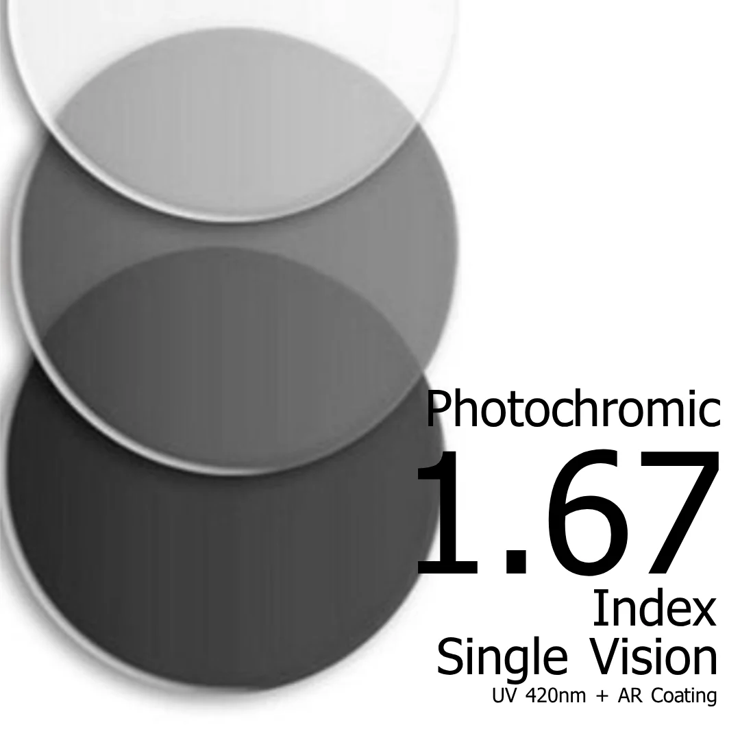 High Index 1.67 Photochromic Lens Xeon 5s