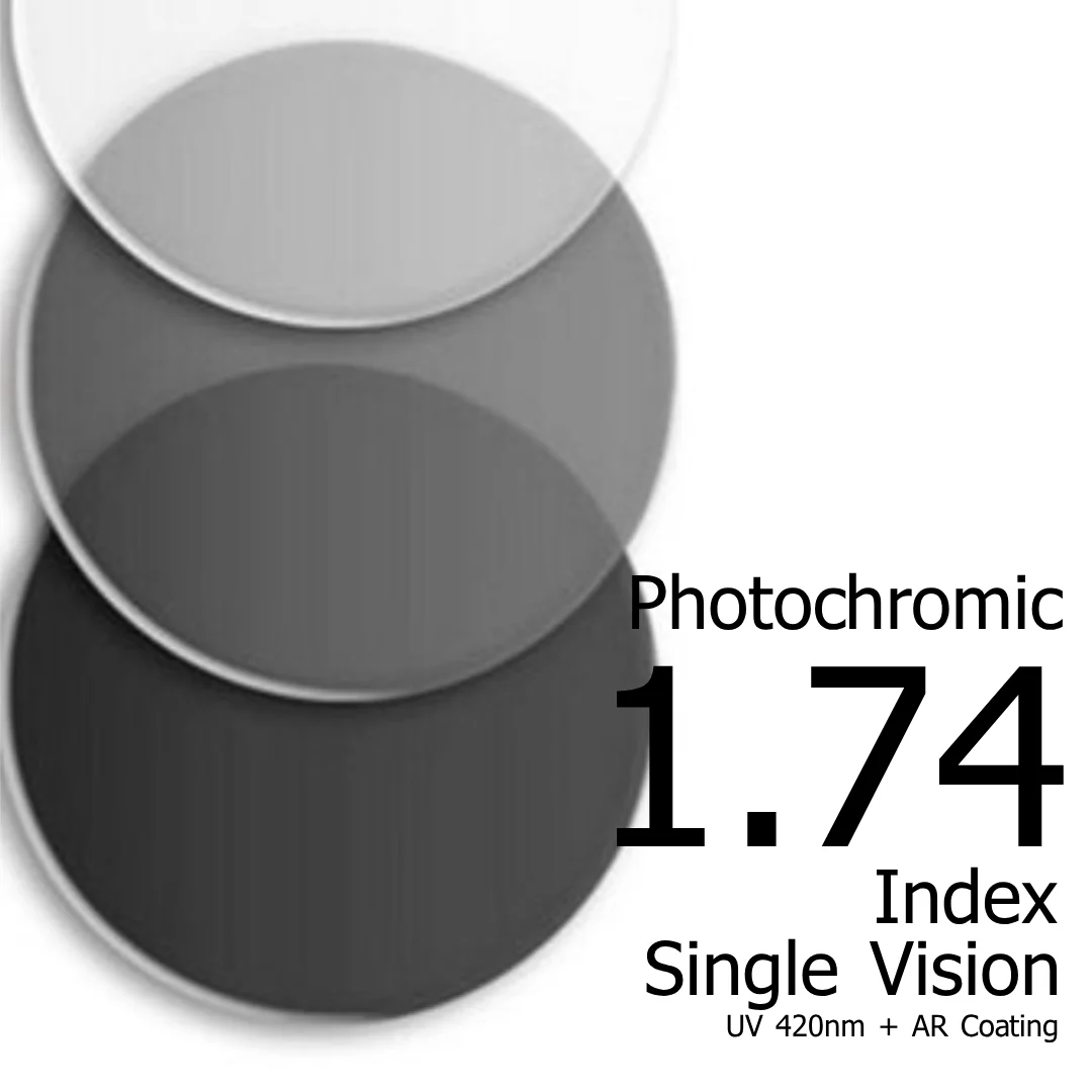 High Index 1.74 Photochromic Lens Xeon 5s